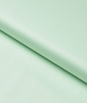 Tresca by Arvind  Superfine Cotton Structured Shirting Fabric (Light Green) - Image 5