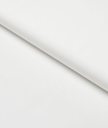 Luthai  Tencel Solids Shirting Fabric (White) - Image 5