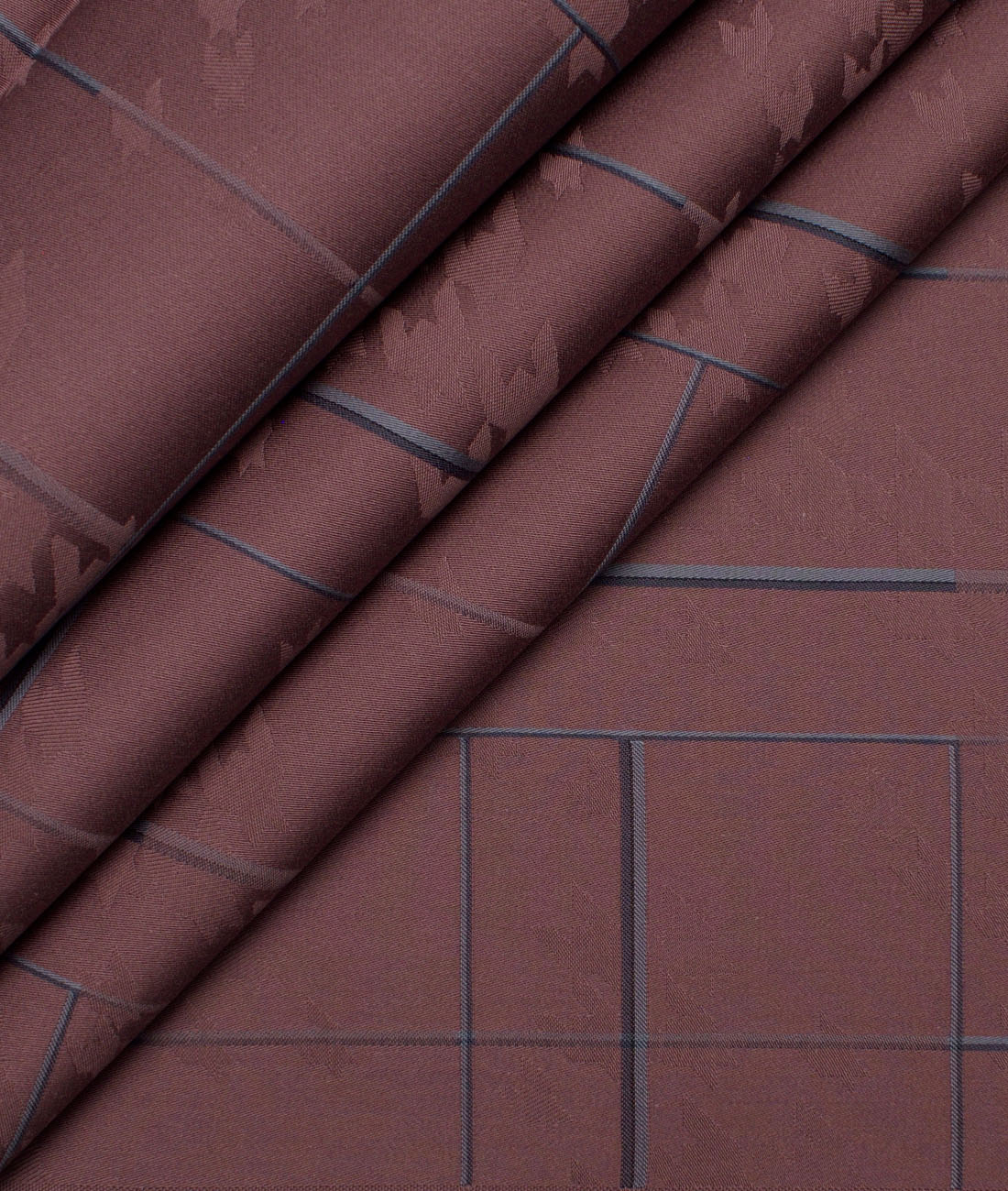 Luthai Supima Cotton Self Design Shirting Fabric (Dark Mauve) Luthai Supima Cotton Self Design Shirting Fabric (Dark Mauve)