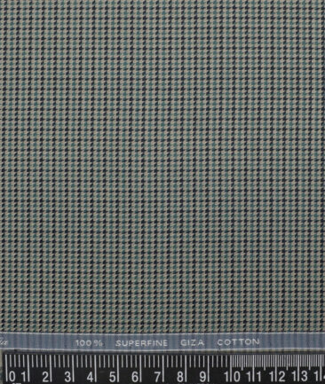 Tessitura Monti  Giza Cotton Self Design Shirting Fabric (Light Olive Green)