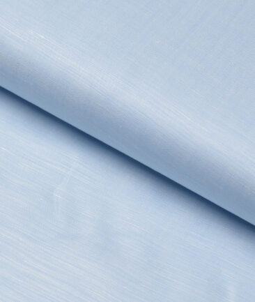 Tessitura Monti  Linen Tencel Solids Shirting Fabric (Sky Blue)