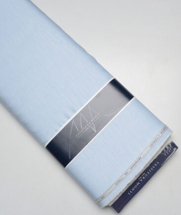 Tessitura Monti  Linen Tencel Solids Shirting Fabric (Sky Blue)