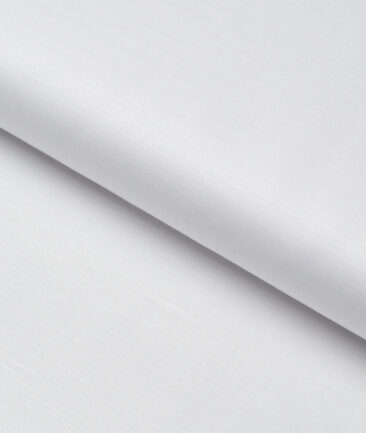 Tessitura Monti  Linen Tencel Solids Shirting Fabric (White)