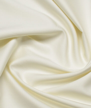 Soktas 2 Ply 120's Giza Cotton Solids Shirting Fabric (Cream)