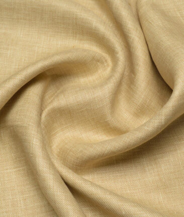 Tresca by Arvind 60 LEA Irish Linen Structured Shirting Fabric (Sand Beige)