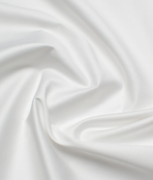 Premier Mills  Giza Cotton Solids Shirting Fabric (White)