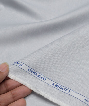 Premier Mills  Luxury Cotton Solids Shirting Fabric (Light Grey)