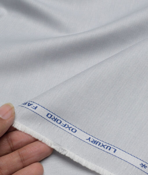 Premier Mills  Luxury Cotton Solids Shirting Fabric (Light Grey)