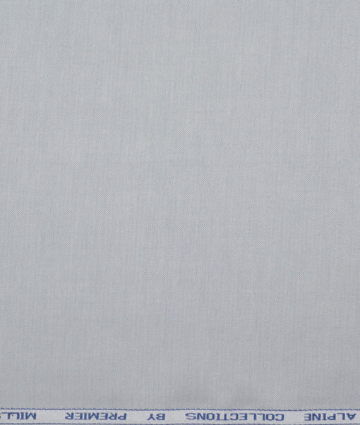 Premier Mills  Luxury Cotton Solids Shirting Fabric (Light Grey)