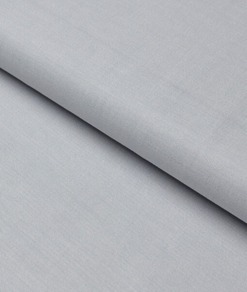 Premier Mills  Luxury Cotton Solids Shirting Fabric (Light Grey)