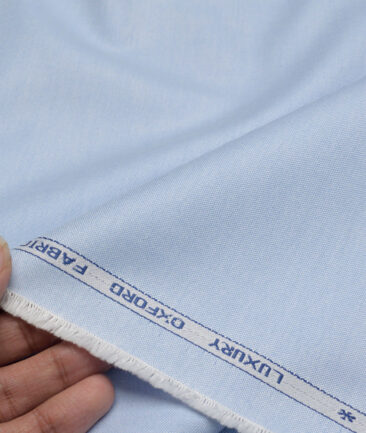Premier Mills  Luxury Cotton Solids Shirting Fabric (Sky Blue)