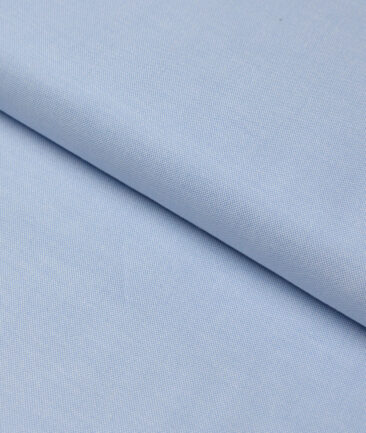 Premier Mills  Luxury Cotton Solids Shirting Fabric (Sky Blue)