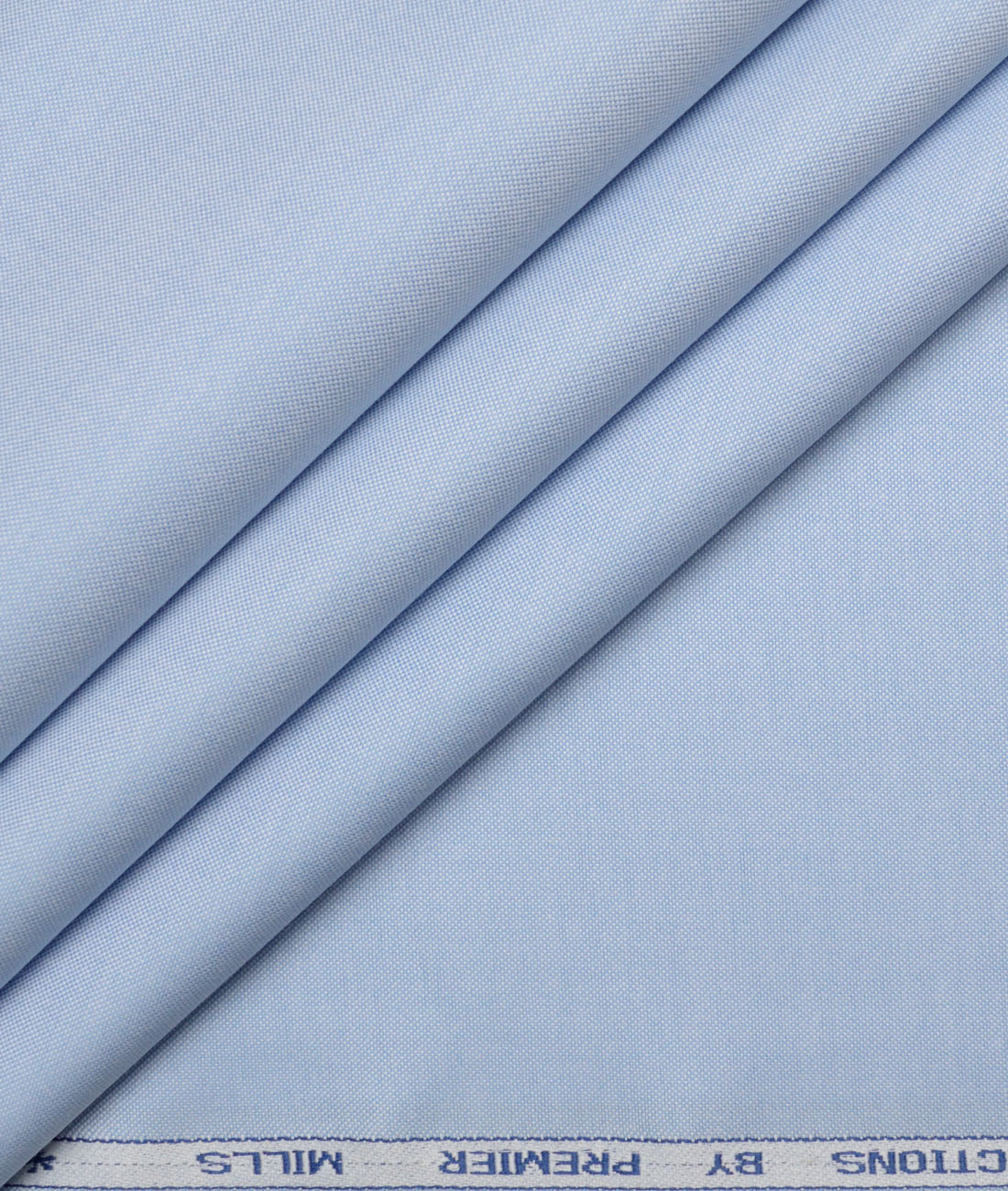 Premier Mills Luxury Cotton Solids Shirting Fabric (Sky Blue) Premier Mills Luxury Cotton Solids Shirting Fabric (Sky Blue)