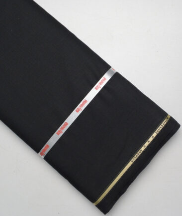 Raymond  Solids 20% Merino Wool Suiting Fabric (Black)