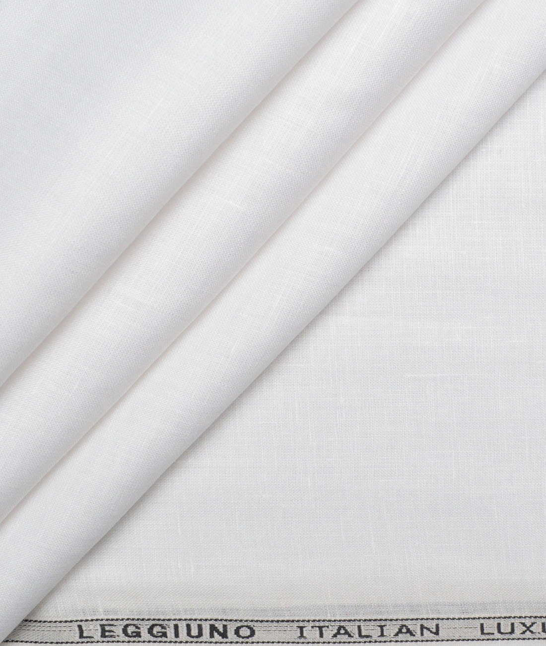 Leggiuno italy 60 LEA Italian Linen Solids Shirting Fabric (White) Leggiuno italy 60 LEA Italian Linen Solids Shirting Fabric (White)
