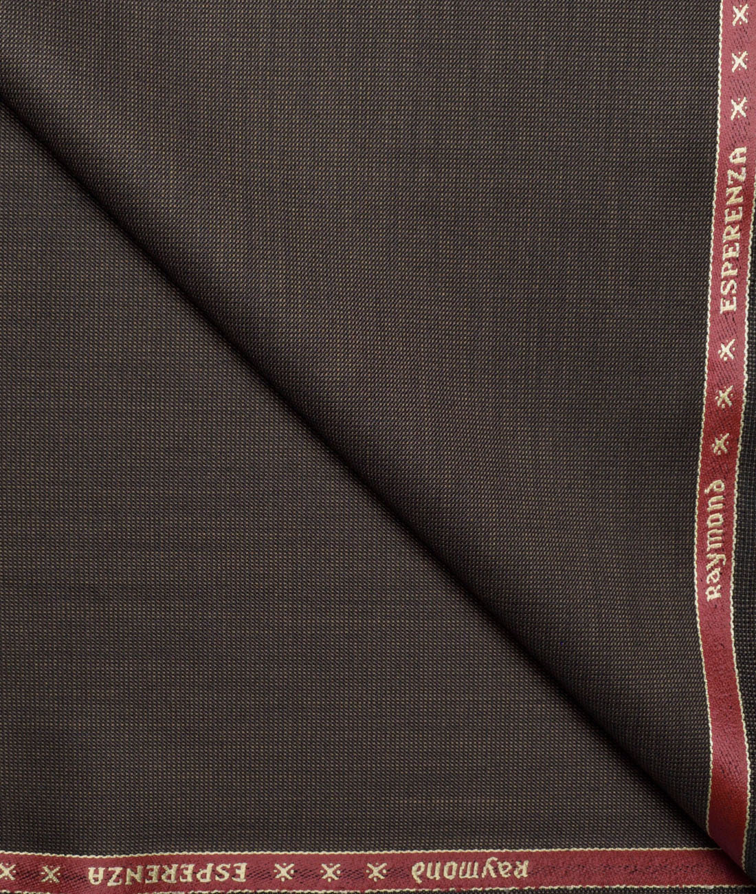 Raymond Structured 20% Merino Wool Suiting Fabric (Dark Brown) Raymond Structured 20% Merino Wool Suiting Fabric (Dark Brown)