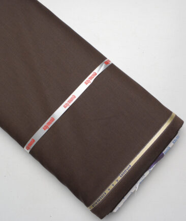 Raymond  Solids 20% Merino Wool Suiting Fabric (Dark Chocolate Brown)