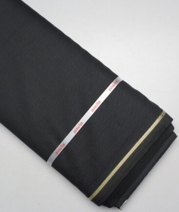 Raymond  Checks 20% Merino Wool Suiting Fabric (Dark Grey)