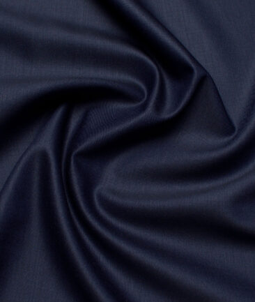 Raymond  Solids 20% Merino Wool Suiting Fabric (Dark Royal Blue)