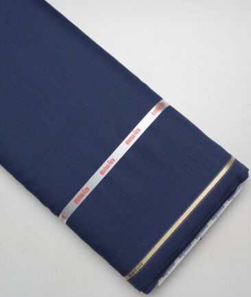 Raymond  Solids 20% Merino Wool Suiting Fabric (Dark Royal Blue)