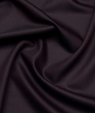 Raymond  Checks 20% Merino Wool Suiting Fabric (Dark Wine)