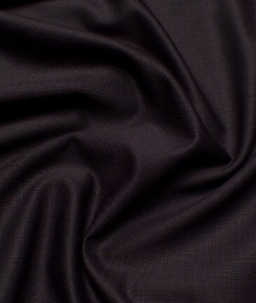 Raymond  Structured 20% Merino Wool Suiting Fabric (Dark Wine)
