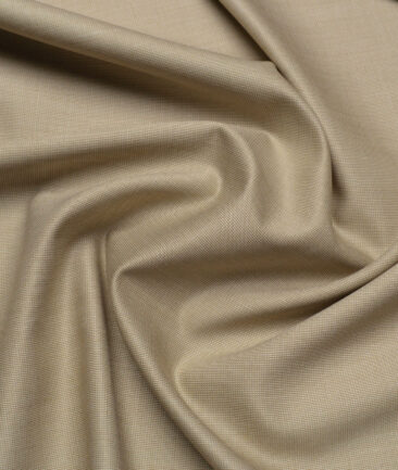 Raymond  Structured 20% Merino Wool Suiting Fabric (Fawn Beige)