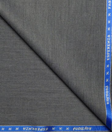 Raymond  Structured 20% Merino Wool Suiting Fabric (Grey)