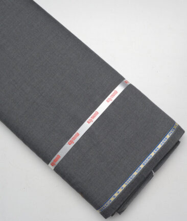 Raymond  Structured 20% Merino Wool Suiting Fabric (Grey)