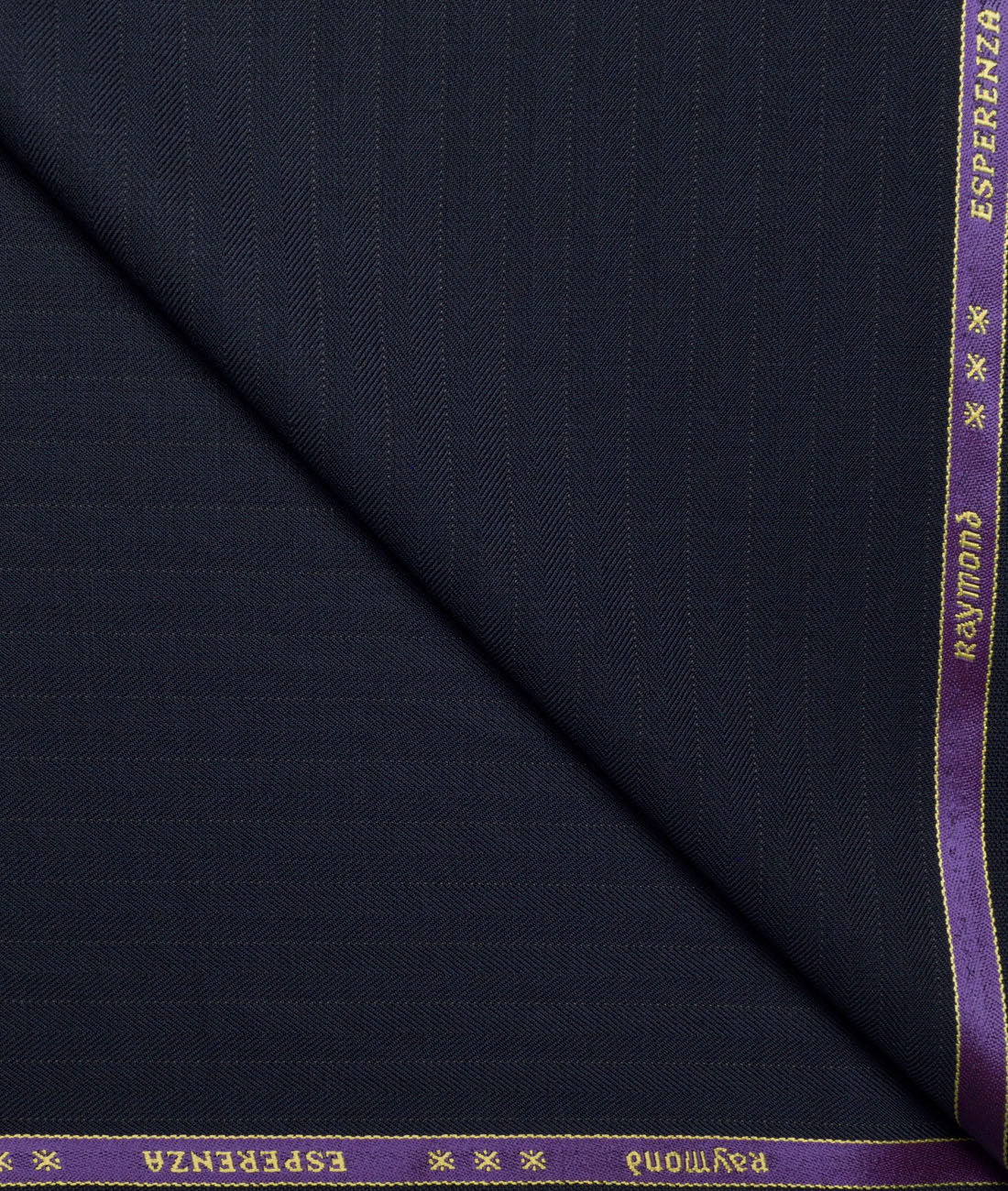 Raymond Striped 20% Merino Wool Suiting Fabric (Dark Blue) Raymond Striped 20% Merino Wool Suiting Fabric (Dark Blue)