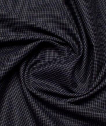Reid & Taylor  Giza Cotton Structured Shirting Fabric (Grey)