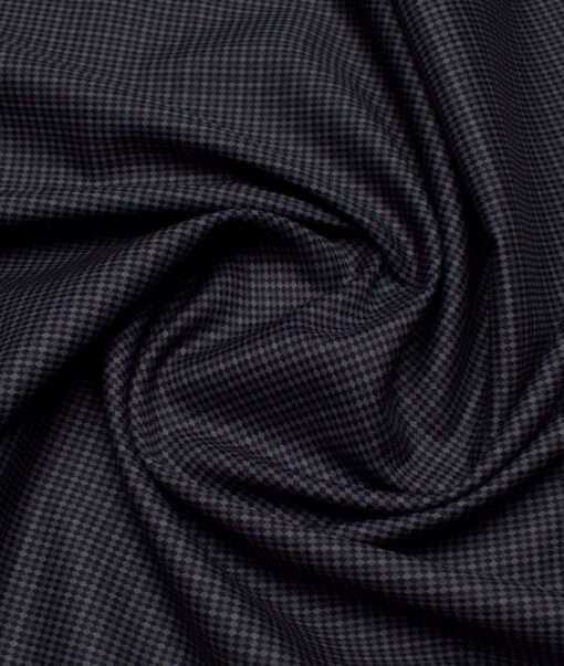 Reid & Taylor  Giza Cotton Structured Shirting Fabric (Grey)