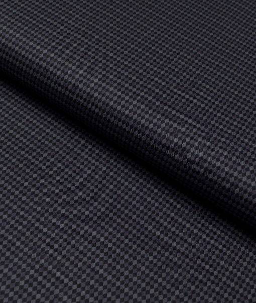 Reid & Taylor  Giza Cotton Structured Shirting Fabric (Grey)