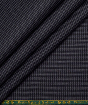Reid & Taylor  Giza Cotton Structured Shirting Fabric (Grey)