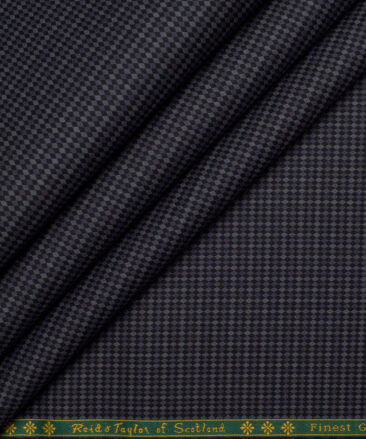 Reid & Taylor  Giza Cotton Structured Shirting Fabric (Grey)