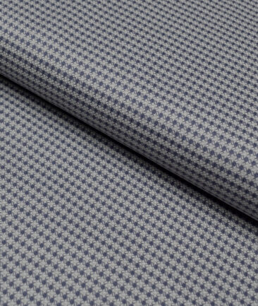 Reid & Taylor  Giza Cotton Structured Shirting Fabric (Light Grey)
