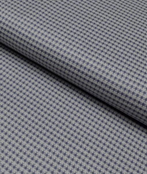 Reid & Taylor  Giza Cotton Structured Shirting Fabric (Light Grey)